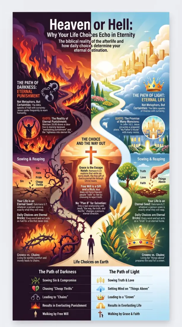 Heaven and Hell Reality Jesus Warns Why Your Choices Matter